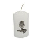 VE112001 - Vela Primeira Eucaristia c/ Pingente Níquel Envelhecido - 6x4cm