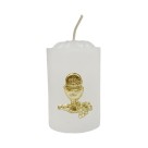 VE112004 - Vela Primeira Eucaristia c/ Pingente Dourado - 6x4cm