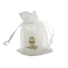 VE112004 - Vela Primeira Eucaristia c/ Pingente Dourado - 6x4cm