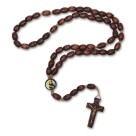 TE942424 - Terço Santo Antônio Madeira - 45cm