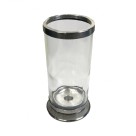 PV158022 - Porta Vela Vidro 18x8cm