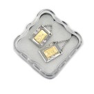 ES42031 - Escapulário N. Sra. Aparecida Aço Inox c/ strass - 61,8x1,3cm (R090)