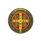 AD82465 - Adesivo Medalha de São Bento Resinado - 4,6x4,5cm