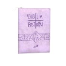 BI151547 - Bíblia Pastoral Lilás c/ Ziper - 15x11cm
