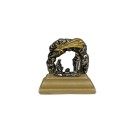 IM32014 - Mini Presépio Metal Níquel - 4,5x4,5cm