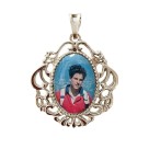 MD129457 - Medalha Beato Carlo Acutis Camafeu Níquel - 4,5x4cm