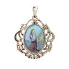 MD129066 - Medalha Santa Maria Madalena Camafeu Níquel - 4,5x4cm