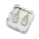 ES43016 - Escapulário N. Sra. Do Carmo Aço Inox - 61,5x1,2cm (R006)