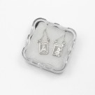 ES43019 - Escapulário N. Sra. Do Carmo Aço Inox - 61,5x1cm (R174)