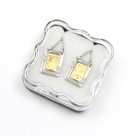 ES43031 - Escapulário N. Sra. Do Carmo Aço Inox c/ Strass - 61,8x1,3cm (R029)