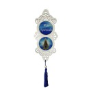 AO4102000 - Adorno N. Sra. Aparecida MDF Branco Resinado - 32x10,2cm
