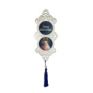 AO4102105 - Adorno Jesus Misericordioso MDF Branco Resinado - 32x10,2cm