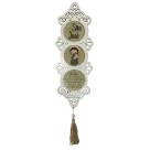 DE720560 - Adorno São José MDF Branco Resinado - 40x10,5cm