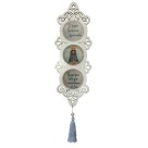 DE720521 - Adorno N. Sra. Aparecida  MDF Branco Resinado - 40x10,5cm