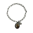 PU28312 - Pulseira N. Sra. Do Carmo Cadeia de Consagração - 19cm
