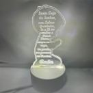 LU1970131 - Luminária Anjo da Guarda Led- 19x9,5cm