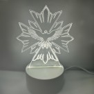 LU1970140 - Luminária Divino Espírito Santo Led- 18,5x9,5cm
