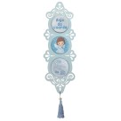DE720512 - Adorno Anjo da Guarda MDF Azul Resinado - 40x10,5cm