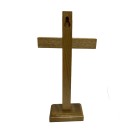 CSC760120 - Cruz de Mesa Madeira - 21x10cm