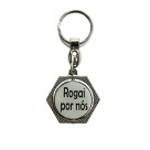 CH1090201 - Chaveiro N. Sra. Das Graças Duplo Resinado - 8,5x3,8cm