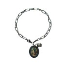 PU28313 - Pulseira N. Sra. Da Conceição Cadeia de Consagração - 19cm