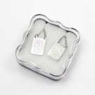 ES44030 - Escapulário São Jorge Aço Inox - 61,4x1cm (R216)