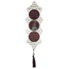 AO4102555 - Adorno N. Sra. De Fátima MDF Branco Resinado - 40x10,5cm