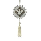 AO4101020 - Adorno Dívino Espírito Santo MDF Branco - 22x9,7cm