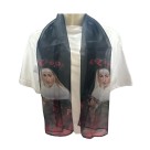 EC041012 - Echarpe Santa Rita de Cássia - 122x31cm