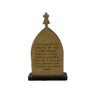 CP81765 - Capela São Bento MDF Tabaco (P) - 10,5x6,5cm