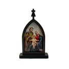 CP81790 - Capela Sagrada Família MDF Tabaco (P) - 10,5x6,5cm