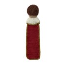 MP1980125 - Marcador de Página São Tarcísio Crochê - 22x7cm