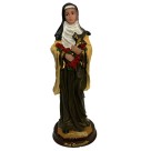 IM1740066 - Imagem Santa Terezinha das Rosas Resina - 21x5cm