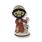PE721200 - Pedestal São Francisco de Assis Infantil MDF - 10,2x5,5cm