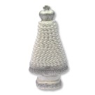 IM720240 - Imagem N. Sra. Aparecida Infantil c/ Pérola Branca e Strass - 20x9,5cm
