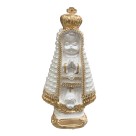 IM720242 - Imagem N. Sra. Aparecida Infantil c/ Pérola Branca e Strass - 20x9,5cm