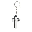 CH50866 - Chaveiro Crucifixo Emborrachado - 11x3cm