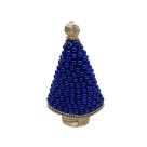 IM100226 - Imagem N. Sra. Aparecida c/ Pérola Azul e Strass - 14,5x8,5cm