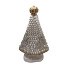 IM100290 - Imagem N. Sra. Aparecida c/ Pérola Branca e Strass - 22x14cm