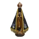 IM100442 - Imagem N. Sra. Aparecida c/ Veludo Strass - 24x14cm