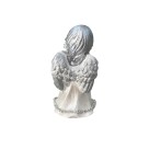 IM721012 - Imagem Anjo c/ Pérola Branca e Strass - 12x6cm