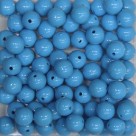 CTM050011P250G - Contas Bolinhas Acrílico Azul c/ 250 gramas - 8mm (38)