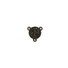ET1630007P3 - Entremeio Medalha de São Bento Ouro Velho c/ 3un. - 1,7x1,7cm