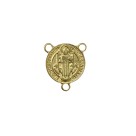 ET1630016P3 - Entremeio Medalha de São Bento Dourado c/ 3un. - 2,5x2cm