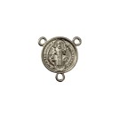 ET1630020P2 - Entremeio Medalha de São Bento Níquel c/ 2un. - 3x2,5cm