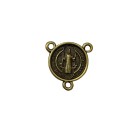 ET1630023P2 - Entremeio Medalha de São Bento Ouro Velho c/ 2un. - 3x2,5cm