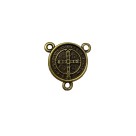 ET1630023P2 - Entremeio Medalha de São Bento Ouro Velho c/ 2un. - 3x2,5cm