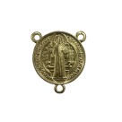 ET1630042 - Entremeio Medalha de São Bento Dourado - 4x3,2cm