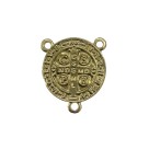 ET1630042 - Entremeio Medalha de São Bento Dourado - 4x3,2cm
