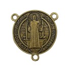 ET1630063 - Entremeio Medalha de São Bento Ouro Velho - 5,2x4,3cm